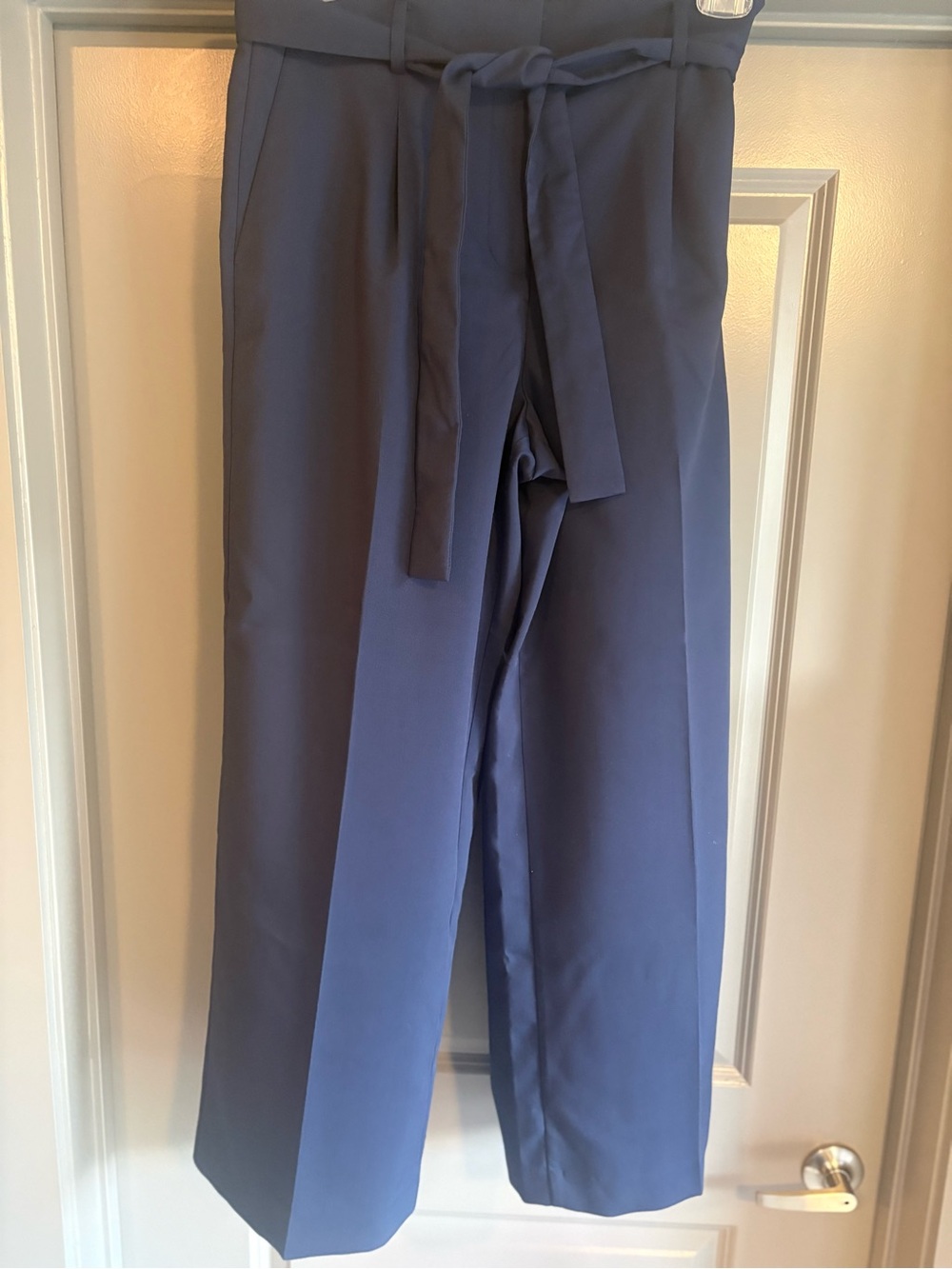 Ann Taylor Women's Navy, Tie Waist Dress Pants